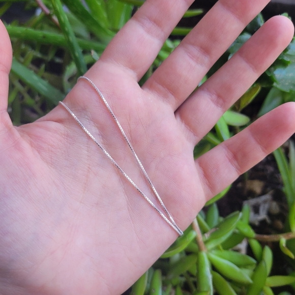 New Italian Solid 925 Sterling Silver Necklace Chain - Picture 4 of 16